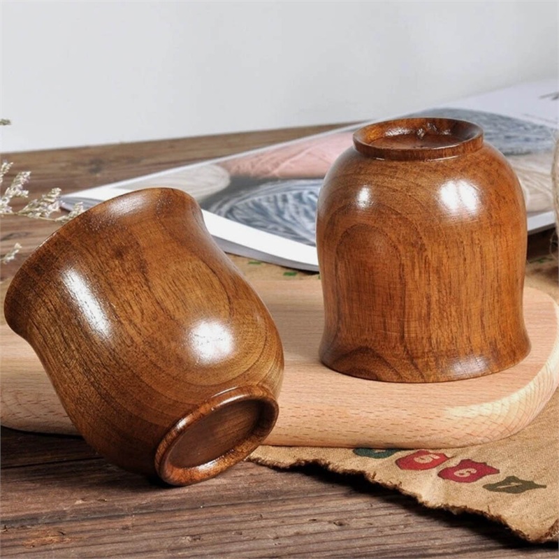 SMPSH001_B SMPSH001 5 oz Wood Sake Cup