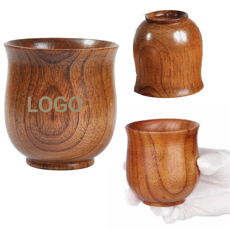 SMPSH001_L SMPSH001 5 oz Wood Sake Cup