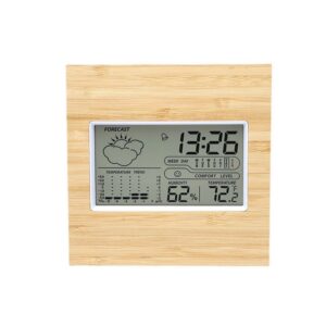 SMPSH005 Weather Station w/ Bamboo Front Shell