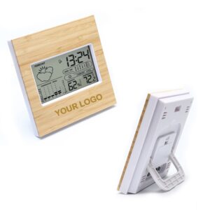 SMPSH005 Weather Station w/ Bamboo Front Shell