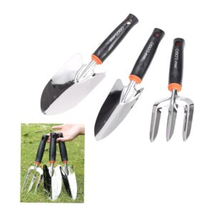 SMPSH025_L SMPSH025 3 Pcs Stainless Steel Garden Shovel Set