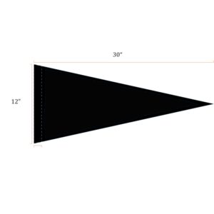 SMPSH033_B SMPSH033 Large Felt Pennant Banner 12"x30"