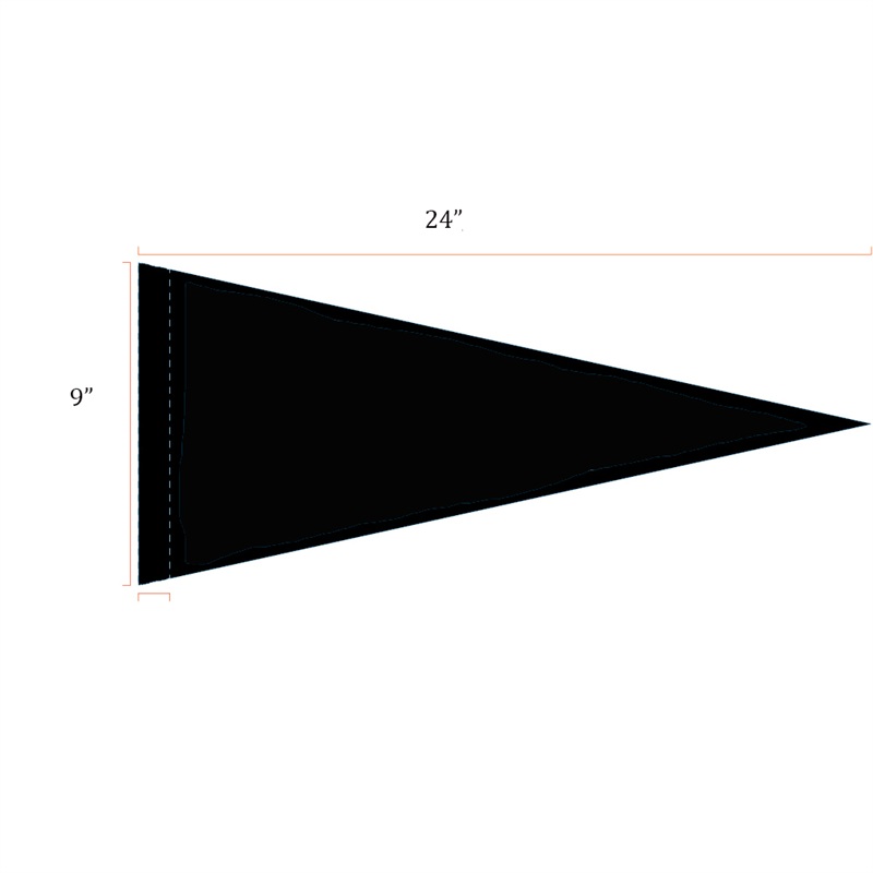 SMPSH034_B SMPSH034 Big Pennant Felt Flag 9"x 24"