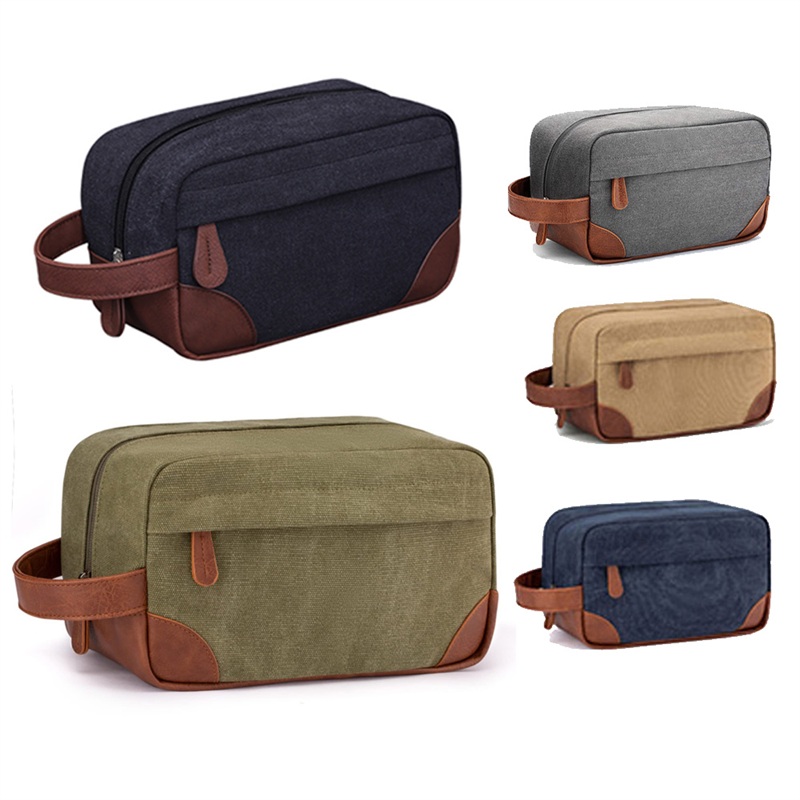 SMPSH045_B SMPSH045 Canvas Toiletry Bag