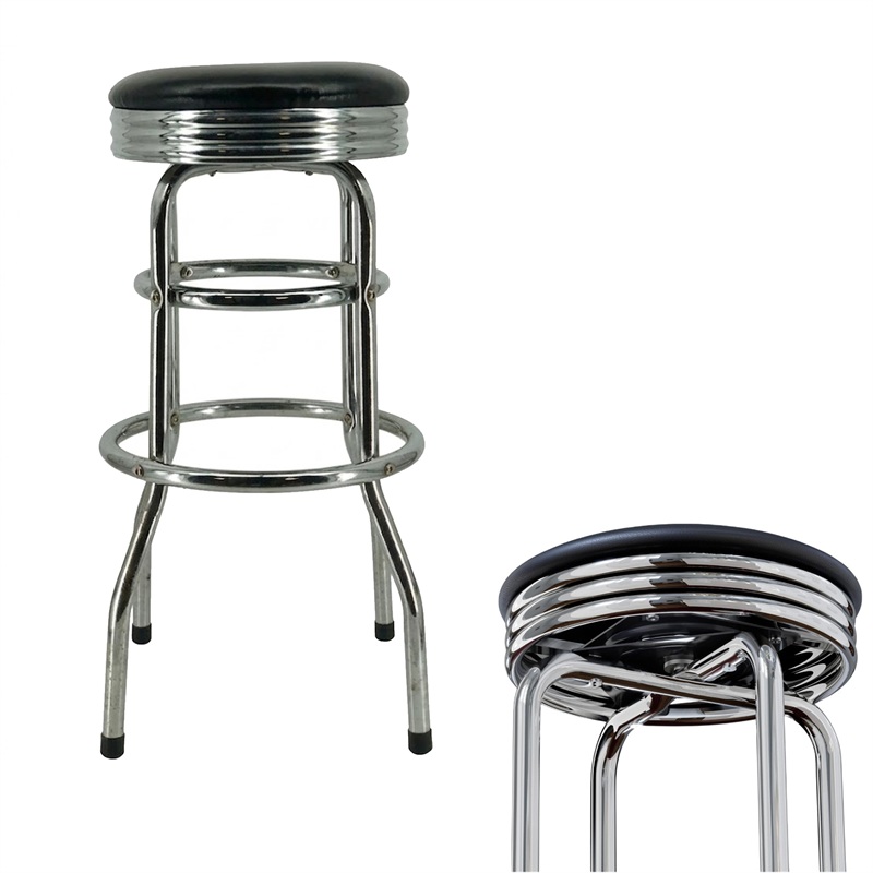 SMPSH072_B SMPSH072 Retro Swivel Bar Stool