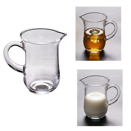 SMPSH077 5 oz Mini Glass Creamer Pitcher