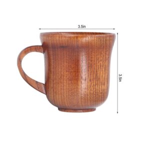 SMPSH078 10 oz Wooden Cup w/ Handle