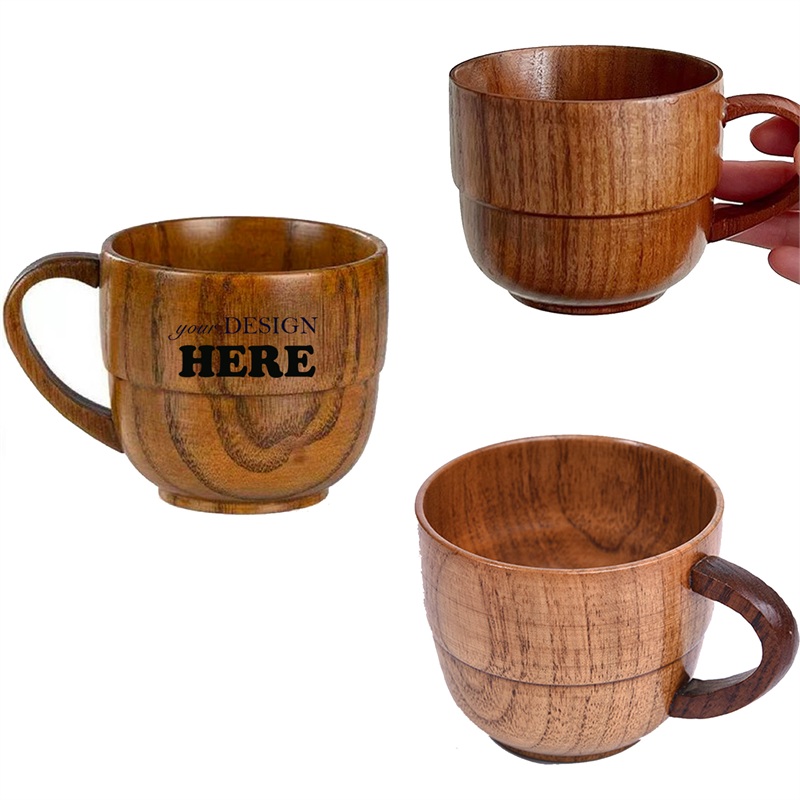 SMPSH081 6 oz Jujube Wooden Mug