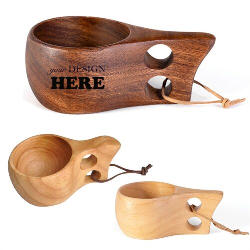 SMPSH084 6.8 oz Double-hole Kuksa Camping Cup