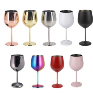 SMPSH087_B SMPSH087 17 oz Stainless Steel Wine Goblet