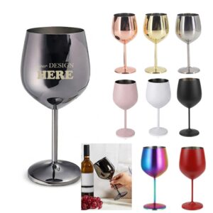 SMPSH087_L SMPSH087 17 oz Stainless Steel Wine Goblet