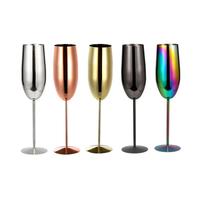 SMPSH088_B SMPSH088 9 oz Steel Champagne Flute