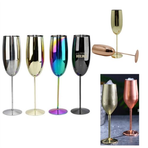 SMPSH088_L SMPSH088 9 oz Steel Champagne Flute