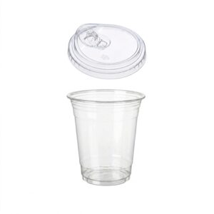 SMPSH089 16 oz Clear Plastic Cups w/ Sip Lid