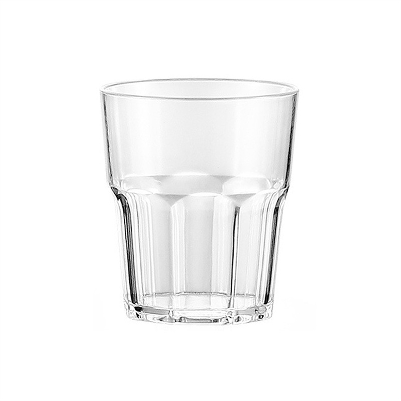SMPSH091_B SMPSH091 8.5 oz Stackable Clear Plastic Tumbler