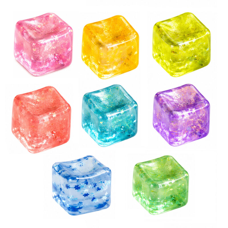SMPSH300_B SMPSH300 Glitter Gel Stress Cube