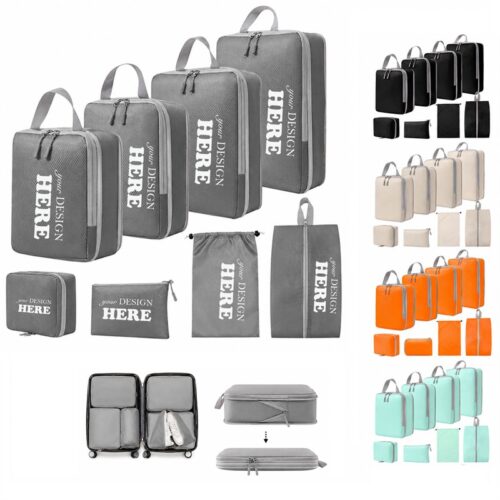 SMPXL038 8-PC Compression Luggage Organizer Set