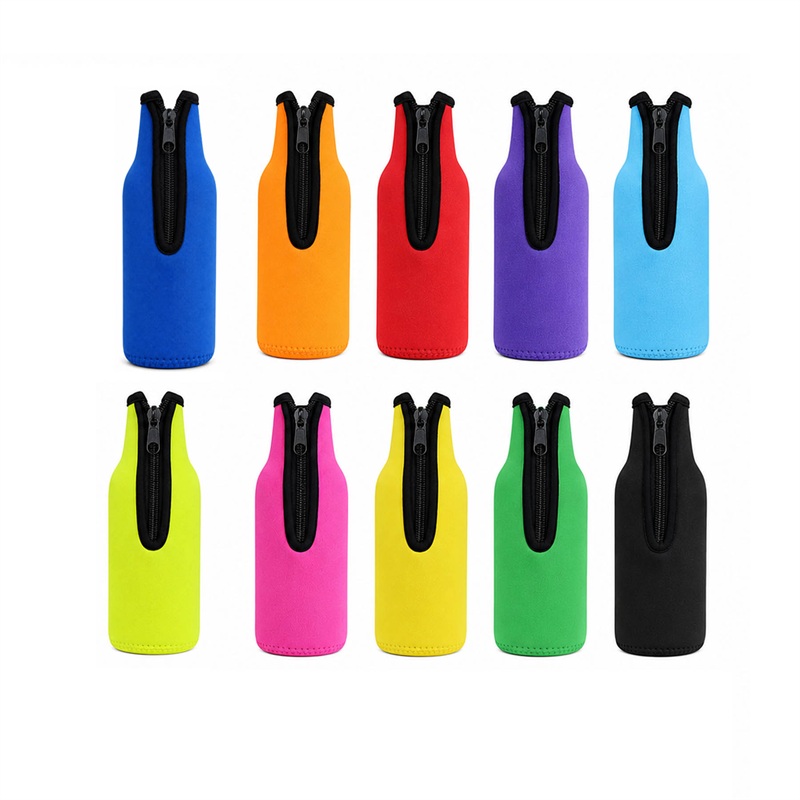 SMPXL040_B SMPXL040 Neoprene Zipper Bottle Sleeve