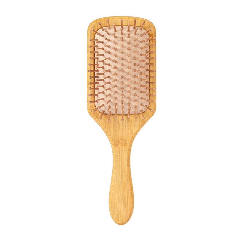 SMPXL052_B SMPXL052 Bamboo Rectangular Hair Brush 8"