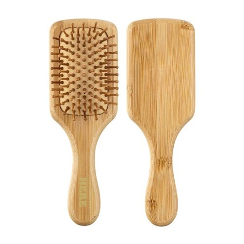 SMPXL052 Bamboo Rectangular Hair Brush 8"