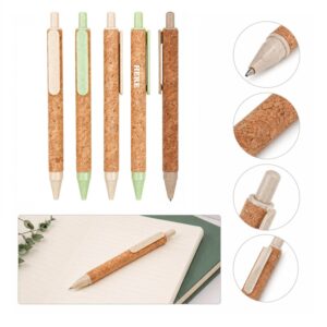 SMPXL058_L SMPXL058 Cork Retractable Ballpoint Pen