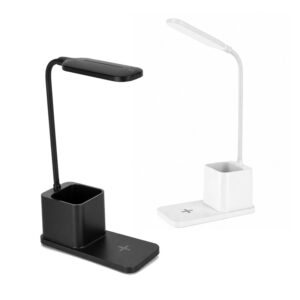 SMPXL060 LED Desk Lamp w/ Pen Holder and Wireless Charger