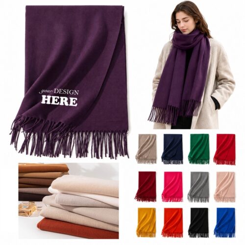 SMPXL061 Women's Fringed Scarf