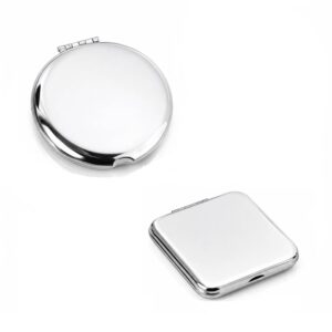 SMPXL067 Stainless Steel Pocket Compact Mirror