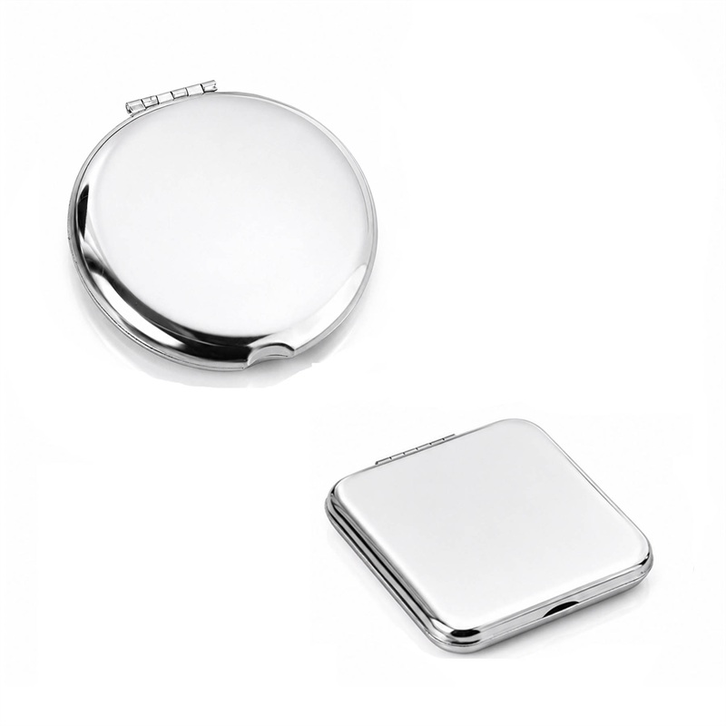 SMPXL067 Stainless Steel Pocket Compact Mirror