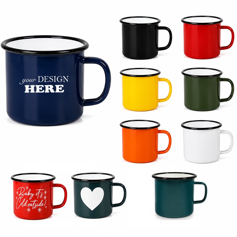 SMPXL072 Enamel Mug 12 oz