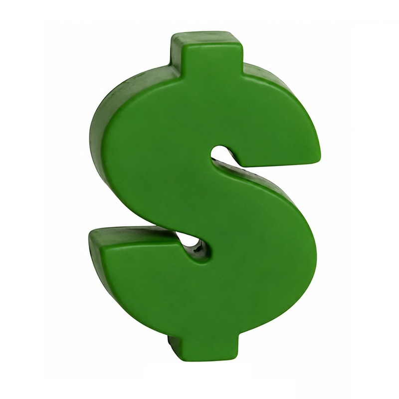 SMPXL075 Dollar Sign Stress Reliever