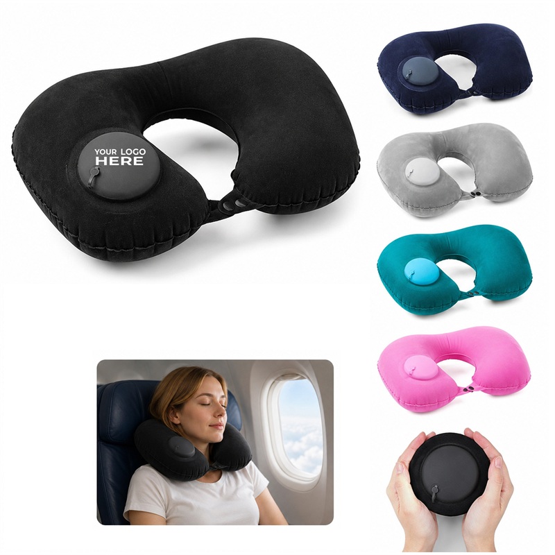 SMPXL083 Inflatable Travel Neck Pillow