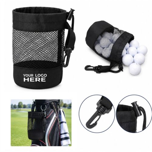 SMPXL087 Golf Ball Mesh Pouch