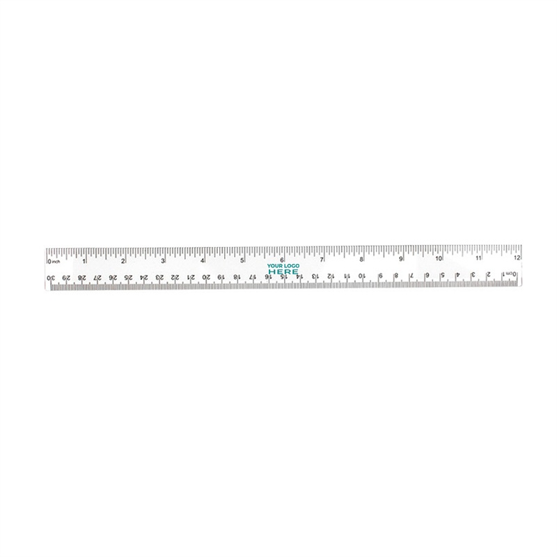 SMPXL090_L SMPXL090 Clear Plastic Ruler 12"