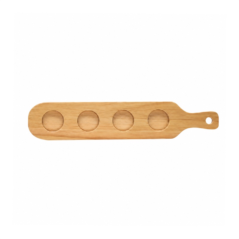SMPXL096 Set of 4 Wooden Shot Glass Flight Board
