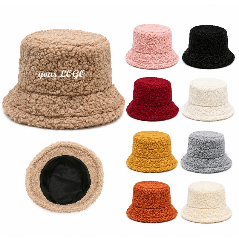 SMPXL102_L SMPXL102 Teddy Fleece Bucket Hat