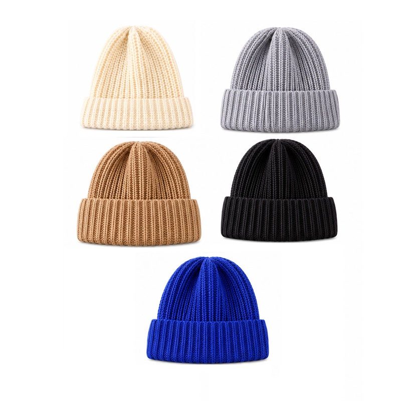 SMPXL105_B SMPXL105 Knit Slouch Beanie