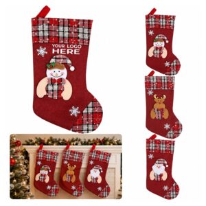 SMPXL106_L SMPXL106 Applique Christmas Stocking