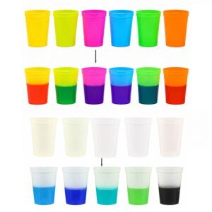 SMPXL112 Cold Sensitive Color Changing Stadium Cup 16oz