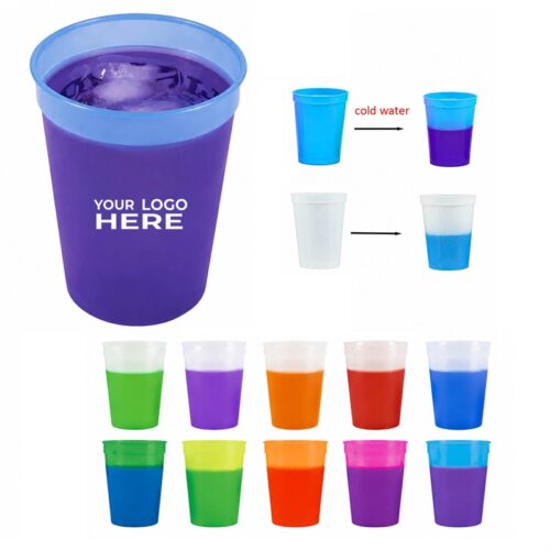 SMPXL112 Cold Sensitive Color Changing Stadium Cup 16oz