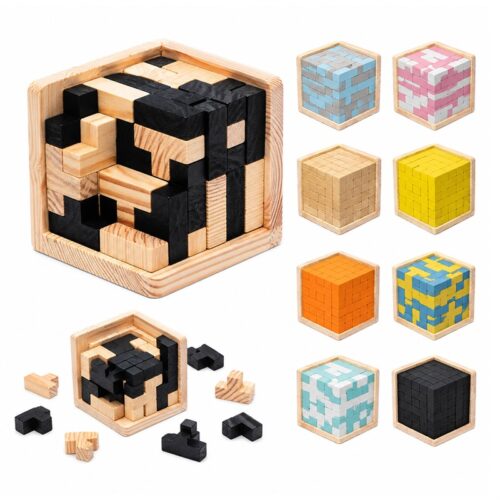 SMPXL113 Wooden Block Puzzle Cube