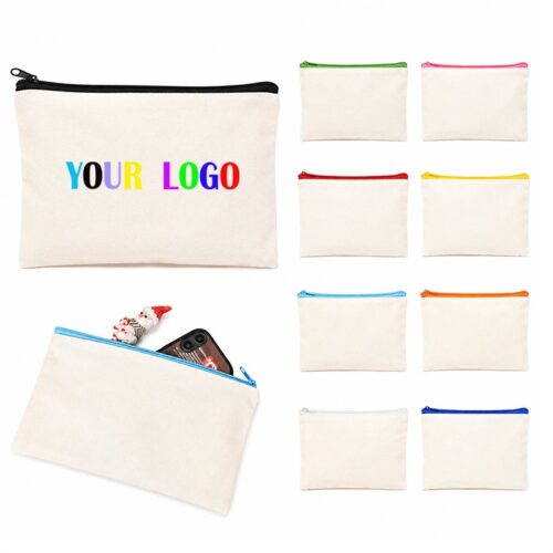 SMPXL117_L SMPXL117 Canvas Zipper Pouch