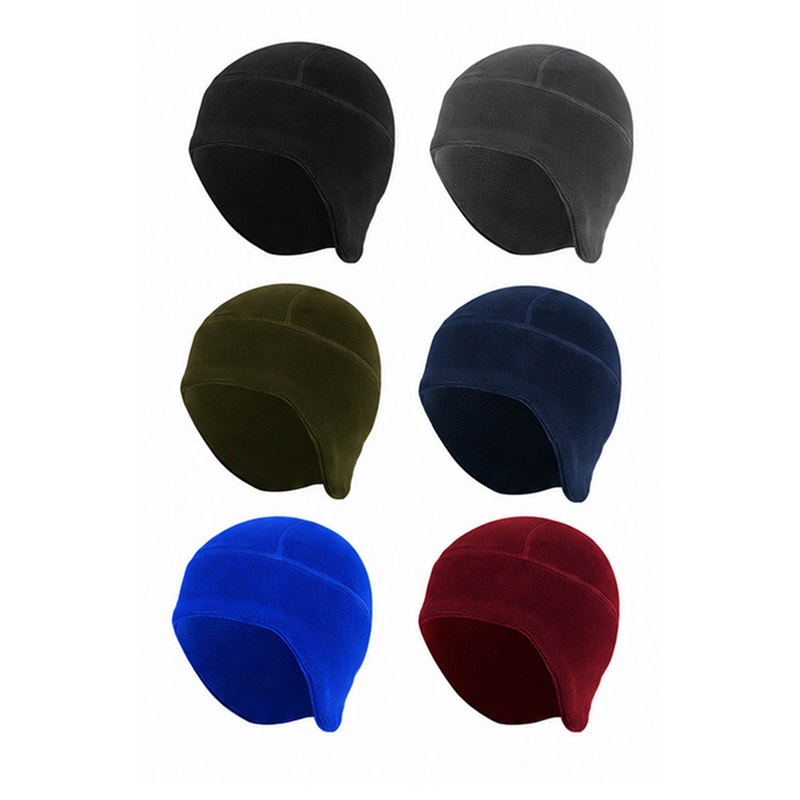 SMPXL120_B SMPXL120 Fleece Cycling Skull Cap