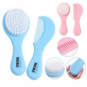 SMPZY007 2-Piece Baby Hair Brush and Comb Set