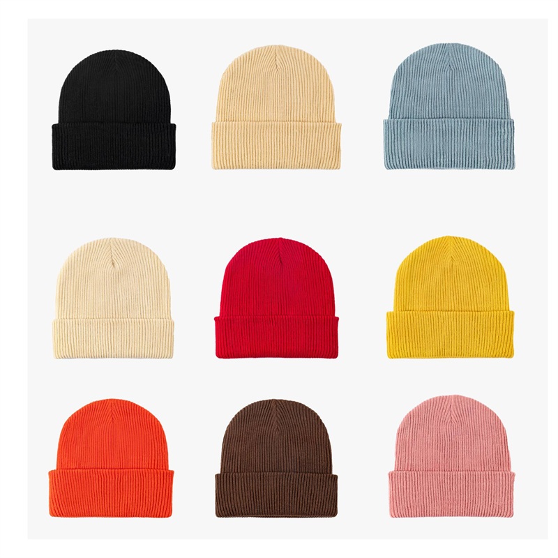 SMPZY025_B SMPZY025 Rib-Knit Cuffed Beanie