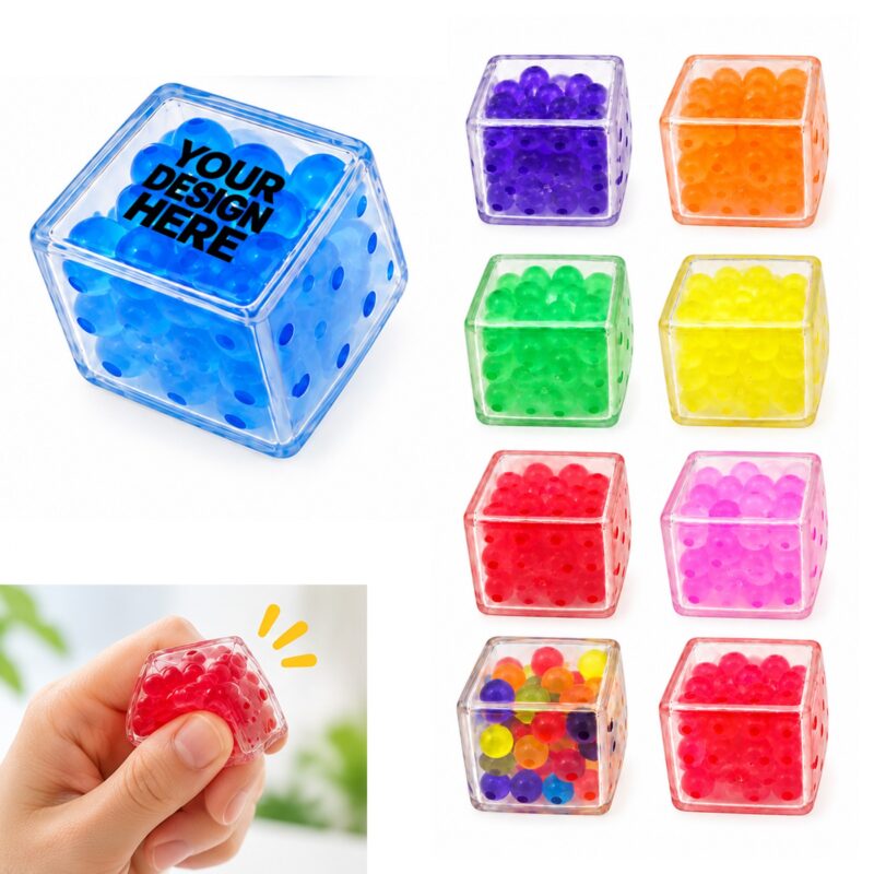 SMPZY028_L SMPZY028 Bead-Filled Sensory Squeeze Cube
