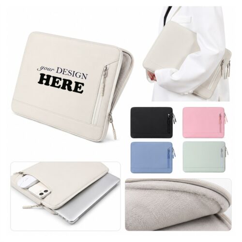 SMPZY039 Padded Laptop Sleeve w/ Front Pocket