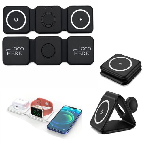 SMPZY041 Foldable 3-in-1 Magnetic Wireless Charging Station