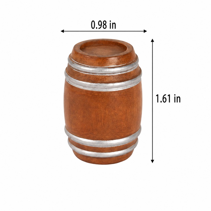 SMPZY046_B SMPZY046 Mini Wooden Barrel Prop