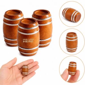 SMPZY046_L SMPZY046 Mini Wooden Barrel Prop